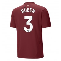 Camisa de time de futebol Manchester City Ruben Dias #3 Replicas 3º Equipamento 2024-25 Manga Curta